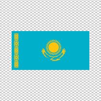 Kazakhstan Country Flag Decal Sticker