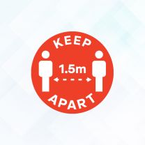 Keep Apart Vinyl Sticker