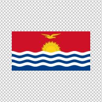 Kiribati Country Flag Decal Sticker