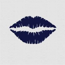 Lady Lips Lipstick Vinyl Decal Stickers