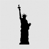 Lady Of Liberty Decal Sticker