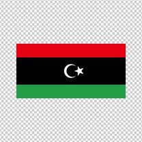 Libya Country Flag Decal Sticker