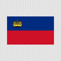 Liechtenstein Country Flag Decal Sticker