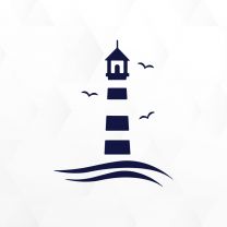 Light House Boat Decal Sticker