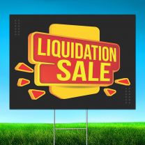 Liquidation Sale Digitally Printed Street Yard Sign