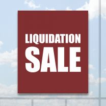 Liquidation Sale Full Color Digitally Printed Window Poster