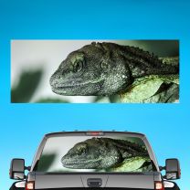 Lizard Graphics For Pickup Truck Rear Window Perforated Decal Flag