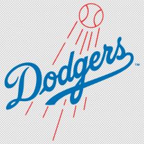Los Angeles Dodgers Baseball Team Logo Decal Sticker
