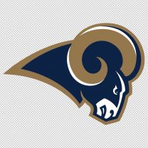 Los Angeles Rams Football Team Logo Decal Sticker