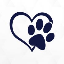 Love For Pets Windshield Vinyl Decal Sticker