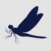 Loveable Dragonfly Decal Sticker 