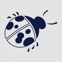 Lovely Ladybug Decal Sticker