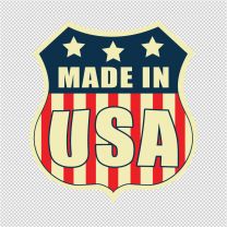 Made In USA Emblem Decal Sticker
