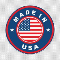Made In USA Decal Sticker