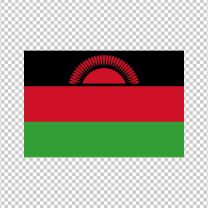 Malawi Country Flag Decal Sticker