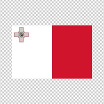 Malta Country Flag Decal Sticker