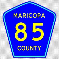 Maricopa County 85 Highway Decal Sticker