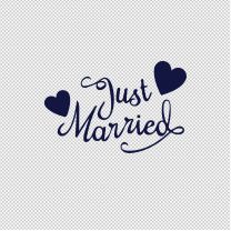 Married Design 3 Events Vinyl Decal Stickers
