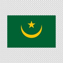 Mauritania Country Flag Decal Sticker