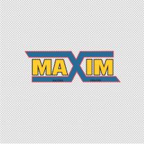 Maxim Racing Decal Sticker