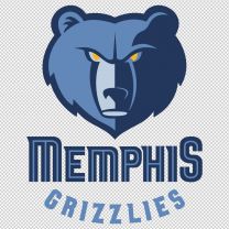 Memphis Grizzlies Basketball Team Logo Decal Sticker