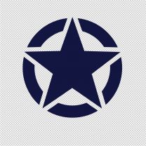 Military Wwii Star 02 Decal Sticker