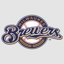 Milwaukee Brewers Baseball Team Logo Decal Sticker