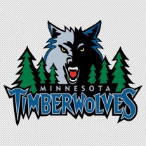 Minnesota Timberwolves Basketball Team Logo Decal Sticker