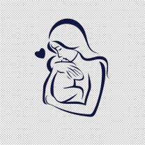 Mom Baby Mother Father Vinyl Decal Sticker
