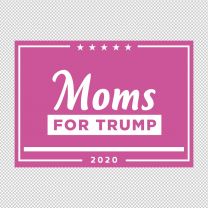 Moms For Trump Rally Decal Sticker