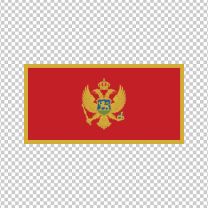 Montenegro Country Flag Decal Sticker