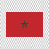 Morocco Country Flag Decal Sticker
