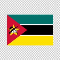 Mozambique Country Flag Decal Sticker