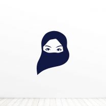 Muslim Arabic Hijab Islamic Women Religion Quote Vinyl Wall Decal Sticker