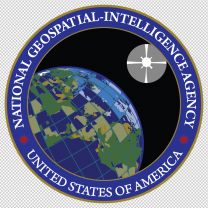 National Geospatial Intelligence Agency Emblem Logo Shield Decal Sticker