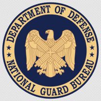 National Guard Bureau Emblem Logo Shield Decal Sticker