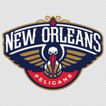 New Orleans Pelicans Football Team Logo Decal Sticker