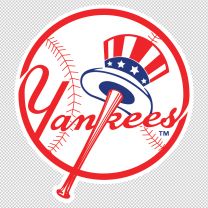 New York Yankees Basebal Team Logo Decal Sticker