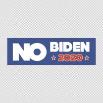 No Joe Biden 2020 Bumper Trump Bernie Usa Presidential Campaign Politics Decal Sticker