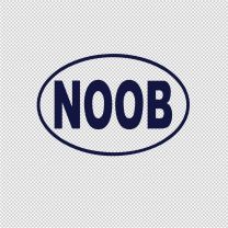 Noob Character & Games Vinyl Decal Sticker