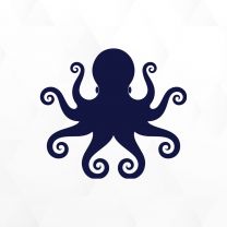 Octopus Boat Decal Sticker