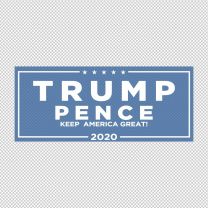 Official Trump Pence 2020 Window Decal Sticker