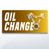 Oil Change Digitally Printed Banner