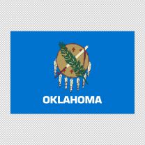Oklahoma State Flag Decal Sticker