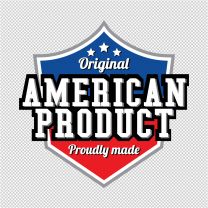 Original American Product Decal Sticker 