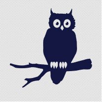 Owl Birds Animal Shape Vinyl Decal Sticker