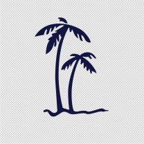 Palm Trees Decal Sticker