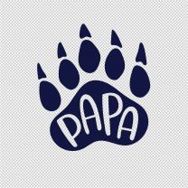 Papa Mother Father Vinyl Decal Sticker