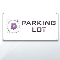 Parking Lot Digitally Printed Banner