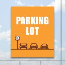 Parking Lot Full Color Digitally Printed Window Poster